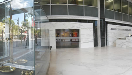 Photograph showing the foyer of the Museum of Australian Currency Notes.