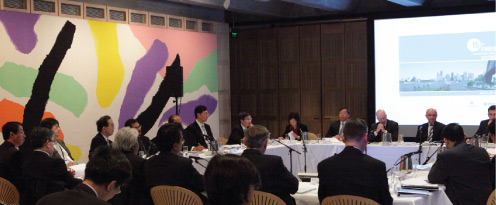 EMEAP Governors in session, Utzon Room, Sydney Opera House, July 2010