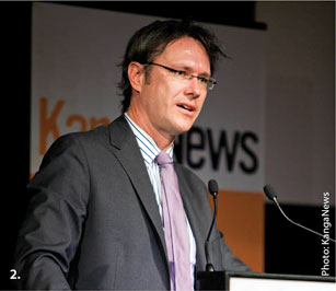Assistant Governor Guy Debelle addresses the KangaNews Australian DCM Summit. Photo: KangaNews