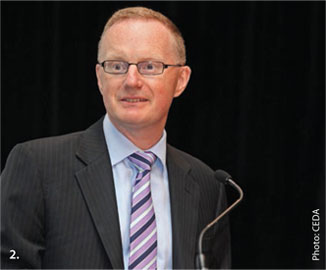 Philip Lowe's first speech as Deputy Governor was to the Committee for Economic Development of Australia, February 2012