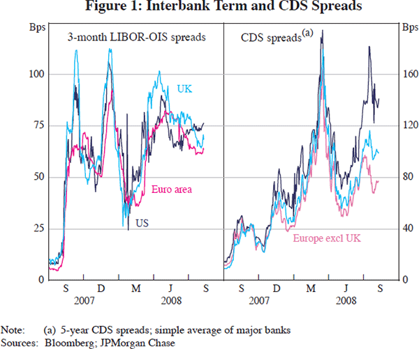 Figure 1: Interbank Term and CDS Spreads