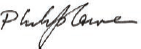 Signature of Philip Lowe