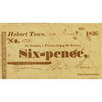 8.A promissory note issued in Hobart in 1826.