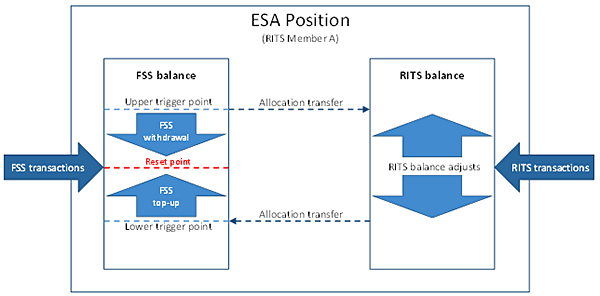 Graph 6: ESA Funds Allocation