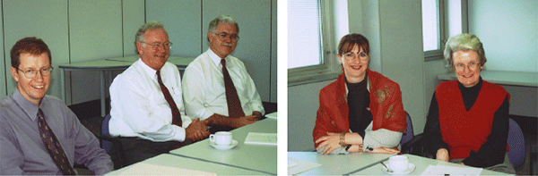 Photograph of Diversity Contact Managers Meeting held in March 2002