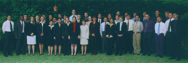 Photograph of the 2002 Graduate Intake