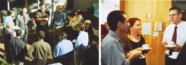 Photograph of participants at the 2002 Management Program