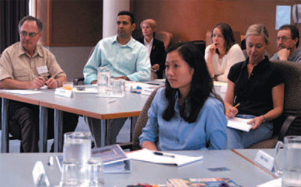 Photograph of participants at the 2004 Managing Cultural Diversity training