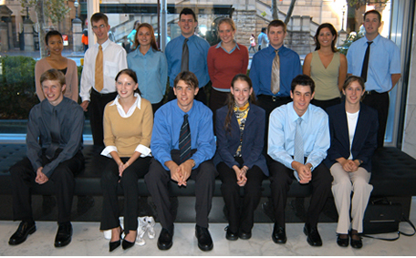 Photograph of 2005 trainees.