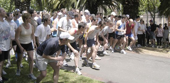 Photograph of 2006 Interdepartmental run/walk