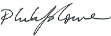 Signature of Philip Lowe