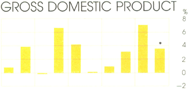 Graph Showing Gross Domestic Product