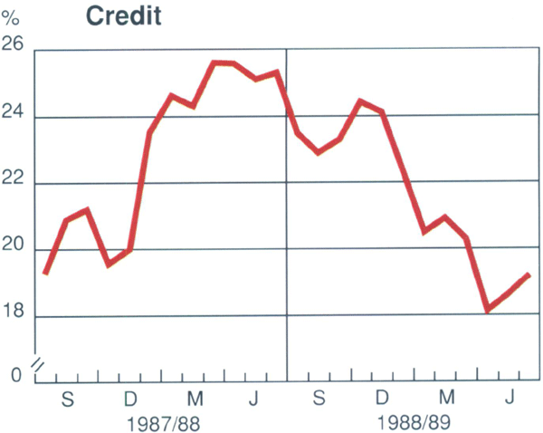 Graph Showing Credit
