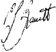 Signature of P.J. Barrett