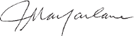 Signature of IJ Macfarlane