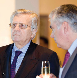 6. Jean-Claude Trichet (President, European Central Bank, on left) and Athanasios Orphanides (Governor, Central Bank of Cyprus)