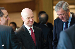 (From left) Stephen Cecchetti (Economic Adviser, BIS), Governor Glenn Stevens and former Governor Ian Macfarlane