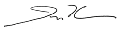 Signature of Ian McPhee