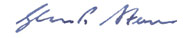 Signature of Glenn Stevens