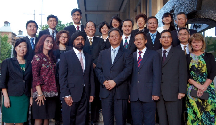 Chief Information Officer, Sarv Girn (front, third from left), with EMEAP IT Directors, November 2014