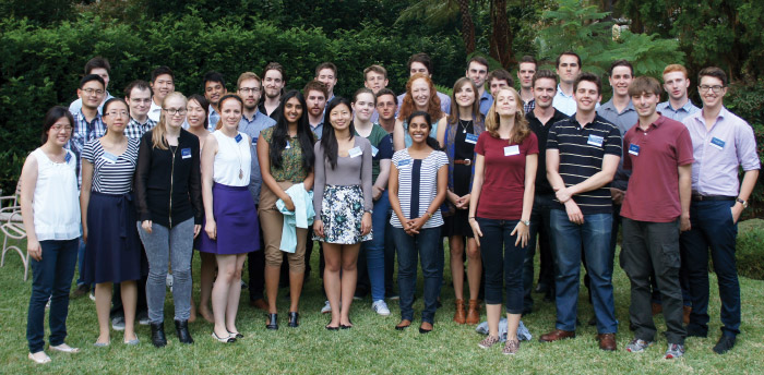 The Reserve Bank's 2015 graduate recruits on the final day of their offsite induction program, February 2015