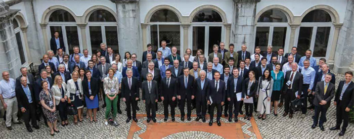 Governor Philip Lowe (third row, centre) at the European Central Bank (ECB) Forum on Central Banking, Sintra, June 2018