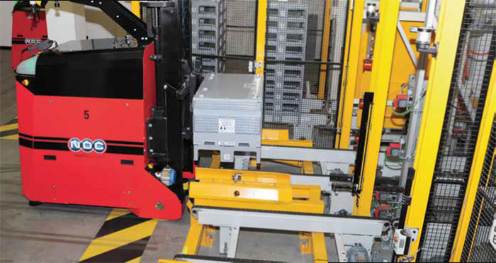 (Top; above) Machines at the automated banknote storage and processing facility in the new National Banknote Site, Craigieburn