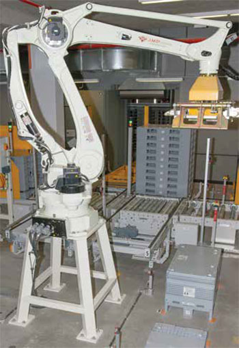(Top; above) Machines at the automated banknote storage and processing facility in the new National Banknote Site, Craigieburn
