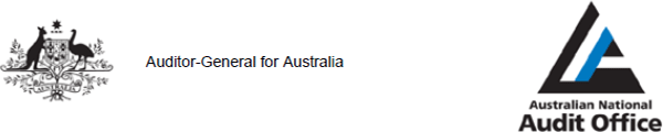 Image of the Auditor-General for Australia's corporate logo including the corporate logo of the Australian National Audit Office