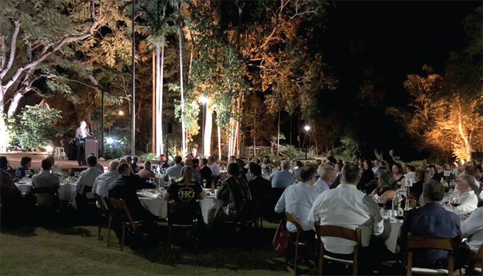 (Above) Board community dinner, Darwin, July 2019;