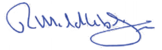 Signature of Robert Middleton-Jones