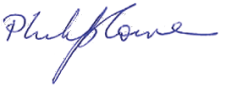 Signature of Philip Lowe