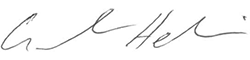 Signature of Grant Hehir, Auditor-General