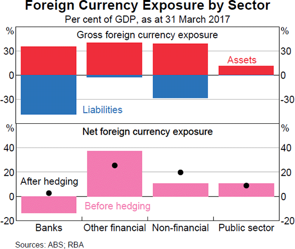 Graph 3 Foreign Currency Exposure by Sector