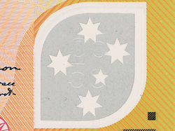 Clear window – vignette of the Southern Cross