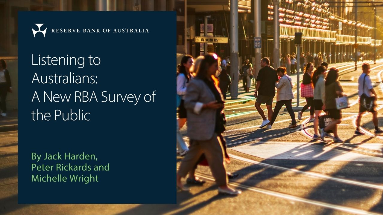 Preview for Listening to Australians: A New RBA Survey of the Community
