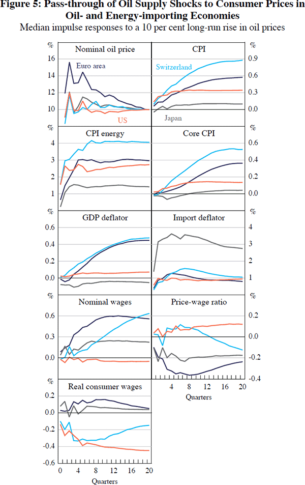 Figure 5: Pass-through of Oil Supply Shocks to Consumer Prices in Oil- and Energy-importing Economies