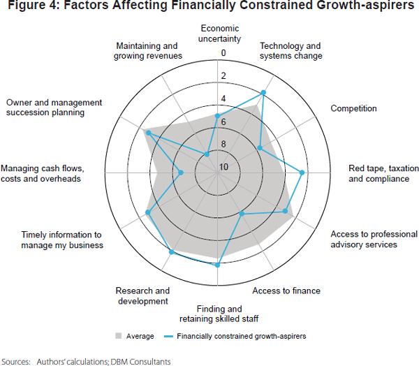 Figure 4: Factors Affecting Financially Constrained Growth-aspirers