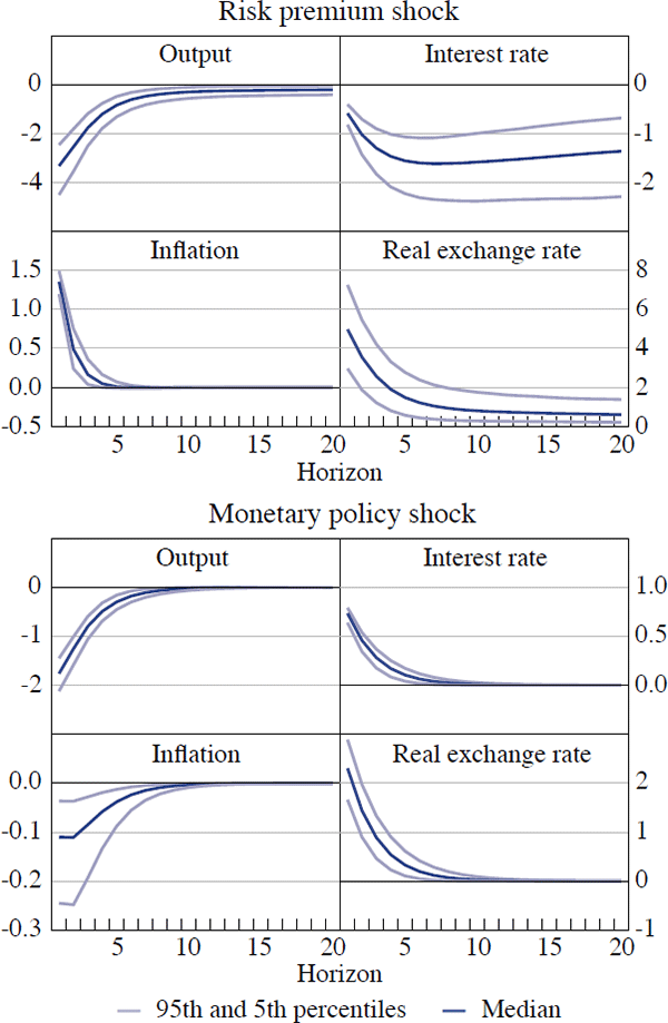 Figure B1: Structural Model – Impulse Response 
Functions