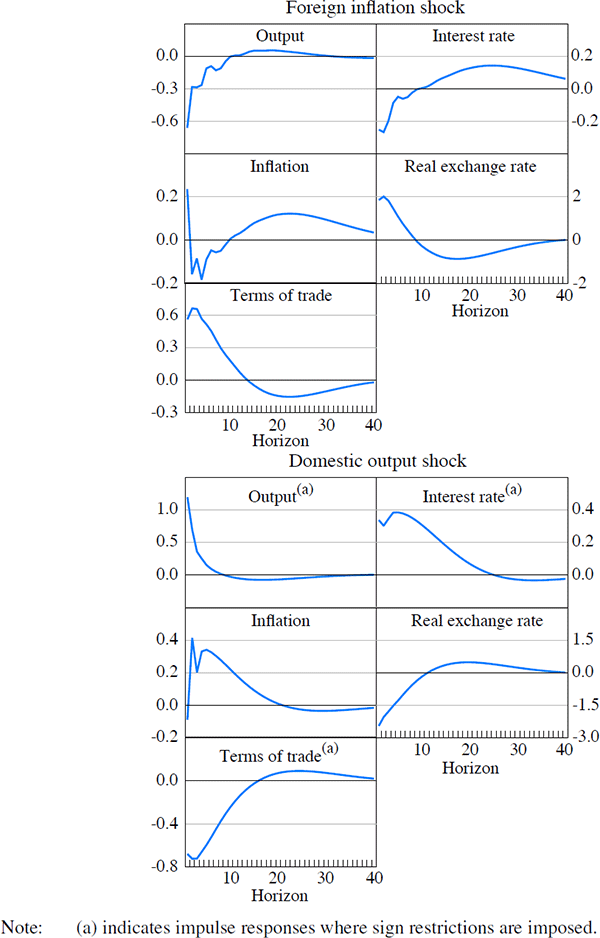 Figure B3: Sign-restricted VAR – Impulse Response 
Functions