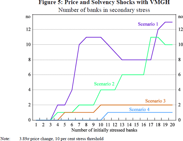 Figure 5: Price and Solvency Shocks with VMGH