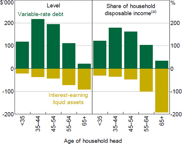 Figure 5: Net Interest-earning Liquid Assets by Age of Household Head