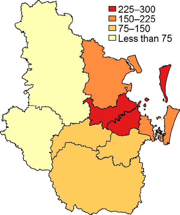 Figure 5: Brisbane Zoning Effect Estimate by Local Government Area