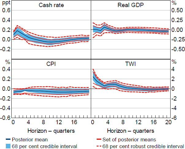 Figure 9: Impulse Responses – Inflation Targeting