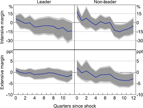 Figure 6: Investment Response to 100 Basis Point Monetary Policy Shock