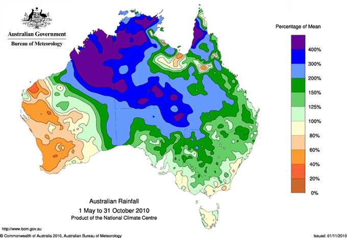 Graph 50: Australian Rainfall