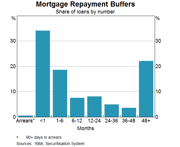 Graph 9: Mortgage Repayment Buffers